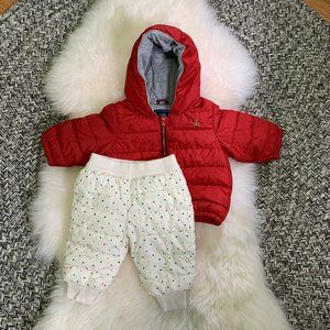 GAP Puffer Jacket and Snow Pants Bundle (6-12mo)